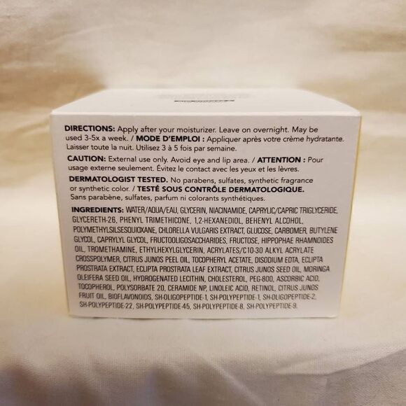 NIB Saturday Skin Yuzu Vitamin C Sleep Mask - Picture 5 of 8